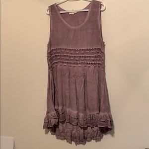 Lavender Ruffle dress